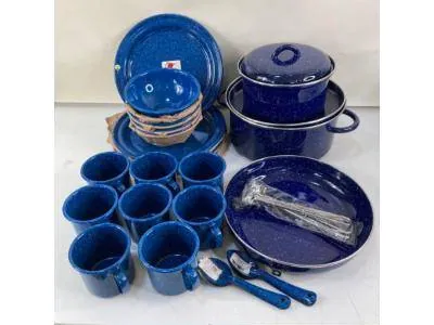 ロゴス ホーロー食器＆クッカー セット