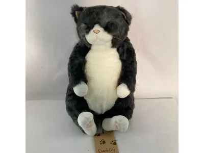 カドリー 猫のぬいぐるみ ソメゴロー（灰トラ・約45cm）